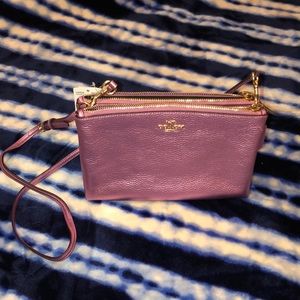 Coach Metallic Crossbody 💕